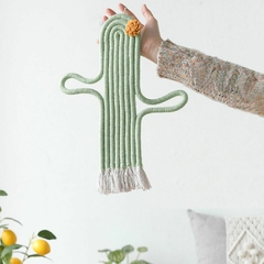Macramê Cactus Grande 30x38cm - comprar online