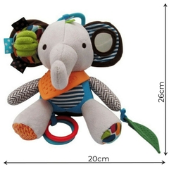 Pelúcia Sensorial Elefante Bandana Buddies - loja online
