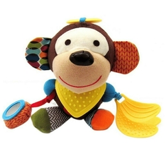 Pelúcia Sensorial Macaco Bandana Buddies