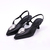 Catar - Scarpin Feminino Bico Fino Slingback Aplicação Preto