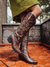 Bota Texana Dafne Marrom Cacau - Not-Me Shoes - Fábrica Própria de Calçados Femininos