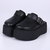 Imagem do Agnes - Clog Feminino Plataforma Fivela Preto