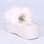 Chinelo Plataforma Kely Off-White - Not-Me Shoes - Fábrica Própria de Calçados Femininos