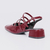 Mule Bel Vermelho Marsala - Not-Me Shoes - Fábrica Própria de Calçados Femininos