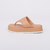 Chinelo de Dedo Feminino Nude Flatform Tiras Largas Plataforma Not-me Shoes