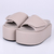 Imagem do Sofi - Tamanco Flatform Feminino Velcro Cinza