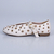 Filipa - Sapatilha Feminina Fivela Aplicações Off-White - comprar online