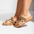 Birken Papete Nude Tiras Correntaria Tachas Spike Not-me Shoes