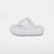 Chinelo De Dedo Branco Plataforma Flatform Tira larga Not-me Shoes