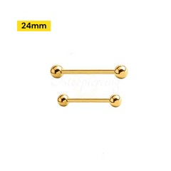 Barbell Pvd Gold 24mm