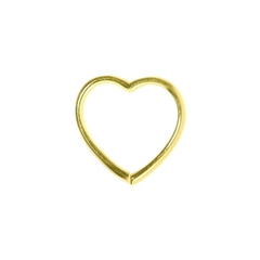 Heart em Ouro 18k - Isto É Piercing