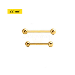 Barbell Pvd Gold 22mm