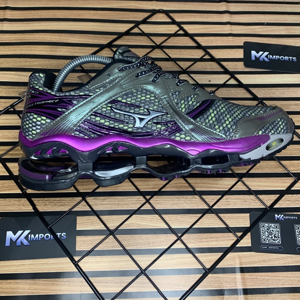 Mizuno Prophecy 1 Cinza Roxo Comprar em MK IMPORTS