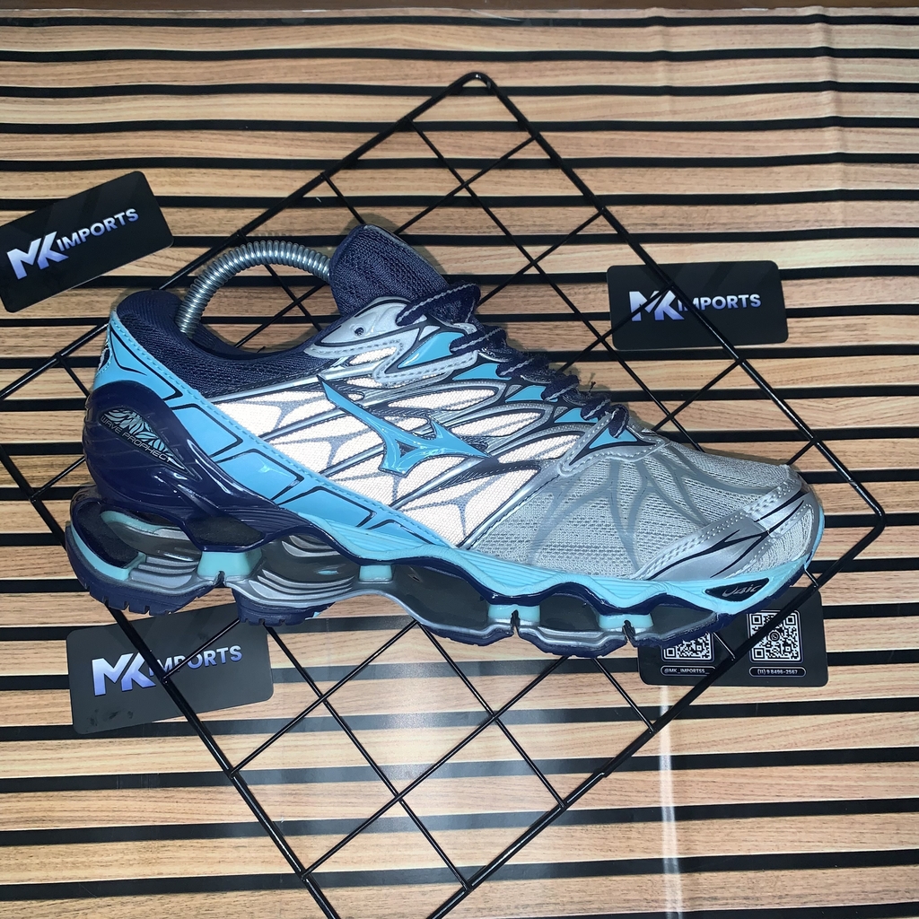 Mizuno Prophecy 7 Cinza Azul bebe MK IMPORTS