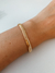 Pulseira Rabo De Rato Achatada Leona Ouro 18k - comprar online