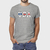 Camiseta Masculina de Algodão USA Premium Cinza Atacado