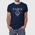 Camiseta Masculina de Algodão Paris France Premium Marinho Atacado