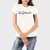 Camiseta Feminina de Algodão California Premium Off White Atacado