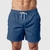 Shorts Masculino Azul Petróleo Tectel Liso com Bolsos Laterais Atacado