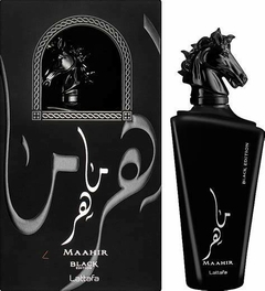 Maahir Black Lattafa EDP (árabe) 100 ml