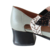 Sapato em Couro com Detalhe Vazado a Laser e Salto Bloco FE0033 - comprar online