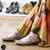Sapato feminino Retrô Vintage Em Couro Legitimo CY0050