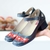 Sapato Feminino em Couro Estilo Retro Vintage Salto médio Bico Redondo Boneca CK0124 - loja online