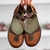 Sapato feminino Retrô Vintage Sapatilha Couro Fascite Plantar 0027 - Zambeze