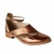 Imagem do Sapato Feminino Bronze com Salto 3cm Confort e Detalhes Modernos DV6927