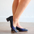 Sapato Feminino Couro Tecido Usaflex confortável Para Joanetes AH0609