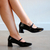 Sapato Feminino Couro Verniz Usaflex confortável AH0610
