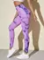 Calza larga deportiva Tie-Dye lila púrpura