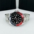 1ª Linha Submariner 4 ponteiras Catraca em números par - prata, preto e vermelho - Pulseira Oyster de aço - À PROVA D'ÁGUA - cod50 na internet