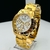 PRO - Linha Diamante Daytona Funcional - dourado e branco - Pulseira de aço - À PROVA D'ÁGUA - cod75 - comprar online