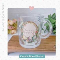 Caneca de Vidro Gigante Páscoa - loja online