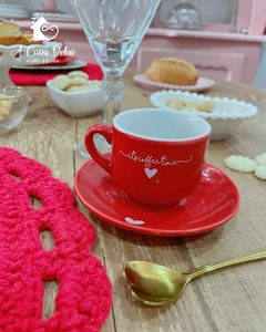 Xícara de Café Vermelha L’amour - comprar online