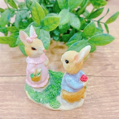 Casal de Coelhos Mini Peter Rabbit