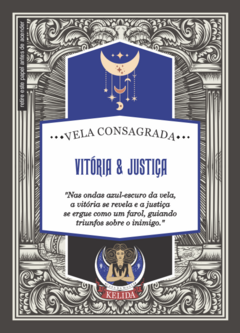 VELA VOTIVA CONSAGRADA - VITÓRIA E JUSTIÇA