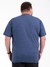 Camiseta Plus Size Cobra D'agua Detalhes - Marinho - comprar online
