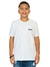 Camiseta Juvenil Cobra D'agua Assinatura Moderna - Branco - comprar online