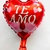 GLOBO METALIZADO CORAZON 25cm TE AMO (Modelos Surtidos) - tienda online