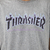 Camiseta Thrasher Skateboard Cinza Purple Flame - Urban Sports