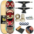 Skate Profissional Completo Wood Light - Grito Blue 8.0