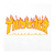 Camiseta Thrasher Skateboard Branca Flame Logo - comprar online