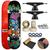 Skate Profissional Montado Perfect Line - Skull Punk 8.0