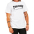 Camiseta Importada Thrasher Magazine Skate Branca Logo