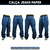Imagem do Calça Paper Skate Gangester Jeans Azul