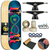 Skate Profissional Completo Wood Light - Snake 8.0