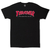 Camiseta Thrasher Skate Outlined Preta Logo na internet