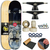 Skate Profissional Completo Wood Light - Collage Queixa 8.0